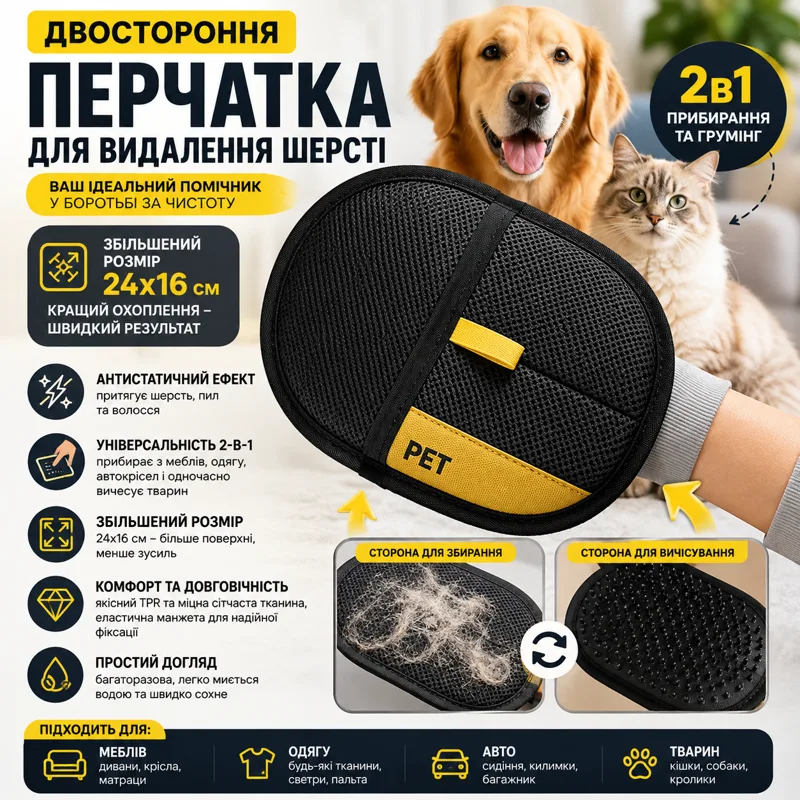 Перчатки для шерсті
